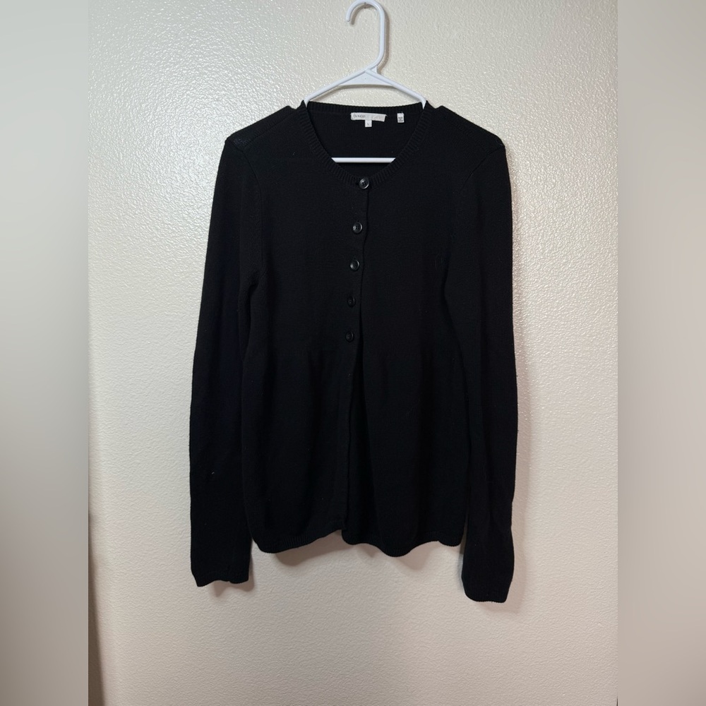 Vince Women’s Cashmere Blend Half Button Up Cardigan Sweater Size L